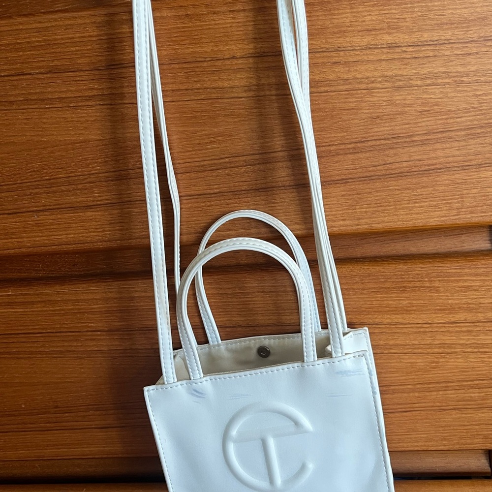 Telfar White Mini Bag - Picture 3 of 6